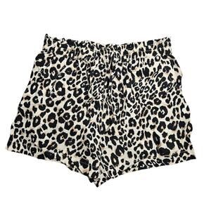 Sanctuary Leopard Print Drawstring Shorts Size: M